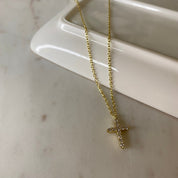 Jesus Loves you, Cross Necklace