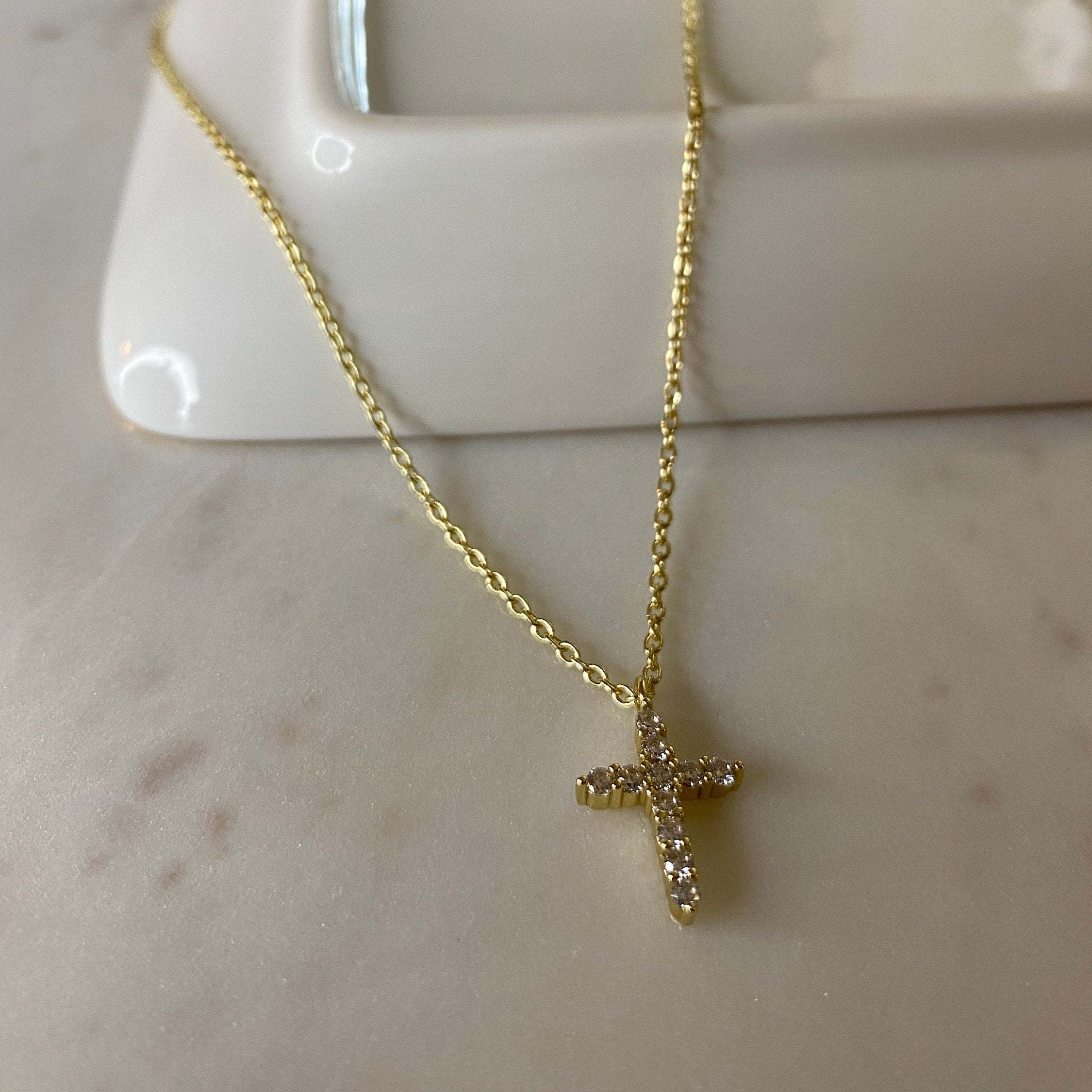 Jesus Loves you, Cross Necklace