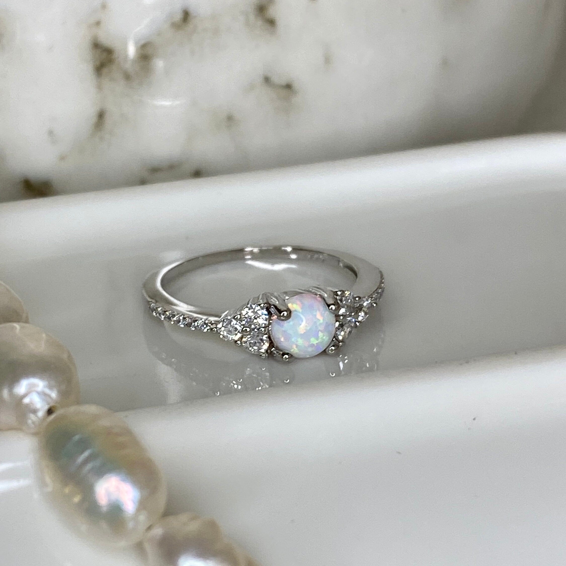 Crystal Opal Ring, Purity Ring