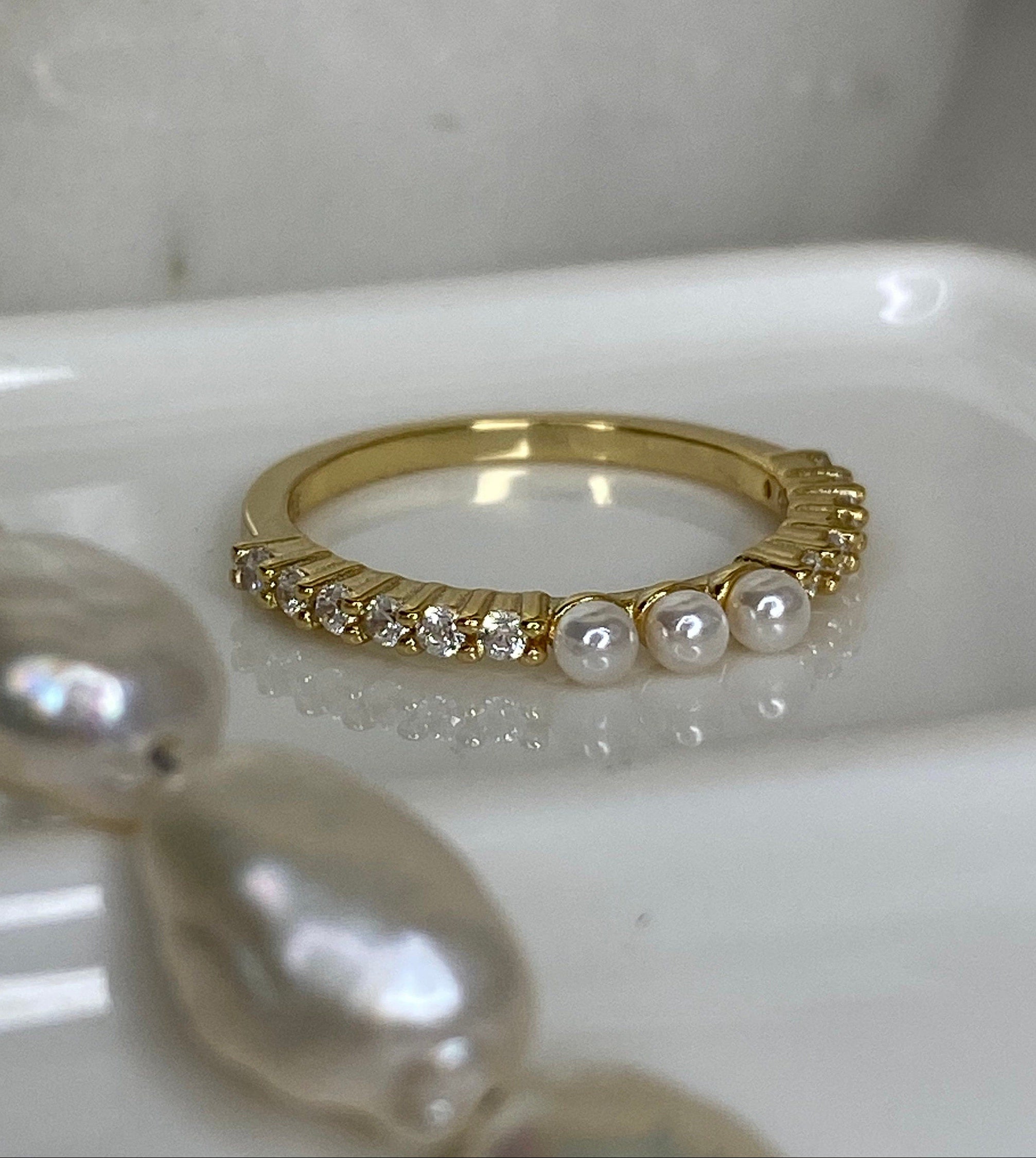 Dainty Pearls, Purity Ring