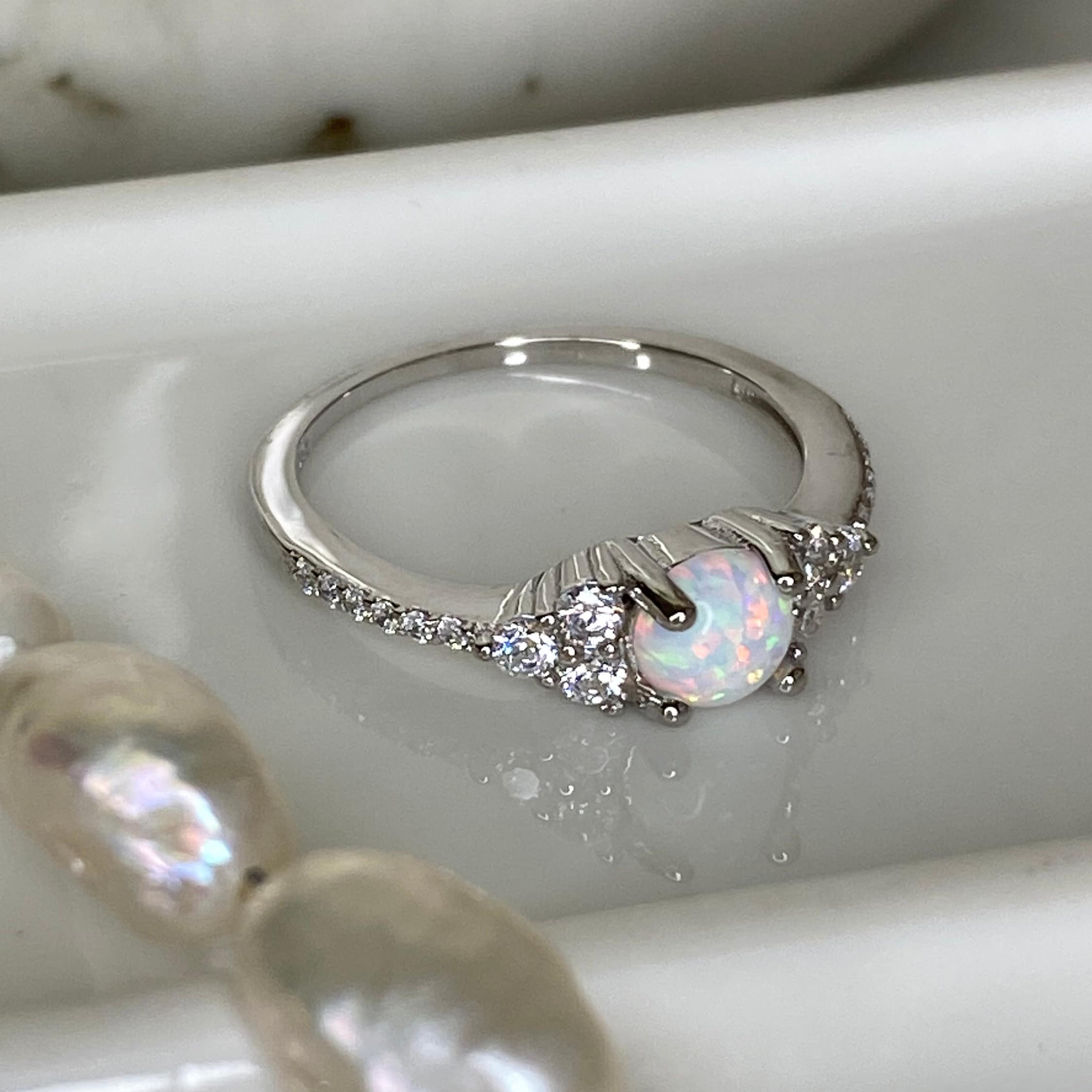 Crystal Opal Ring, Purity Ring
