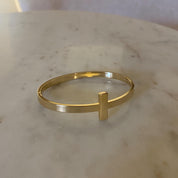 Great is His Faithfulness Gold Cuff
