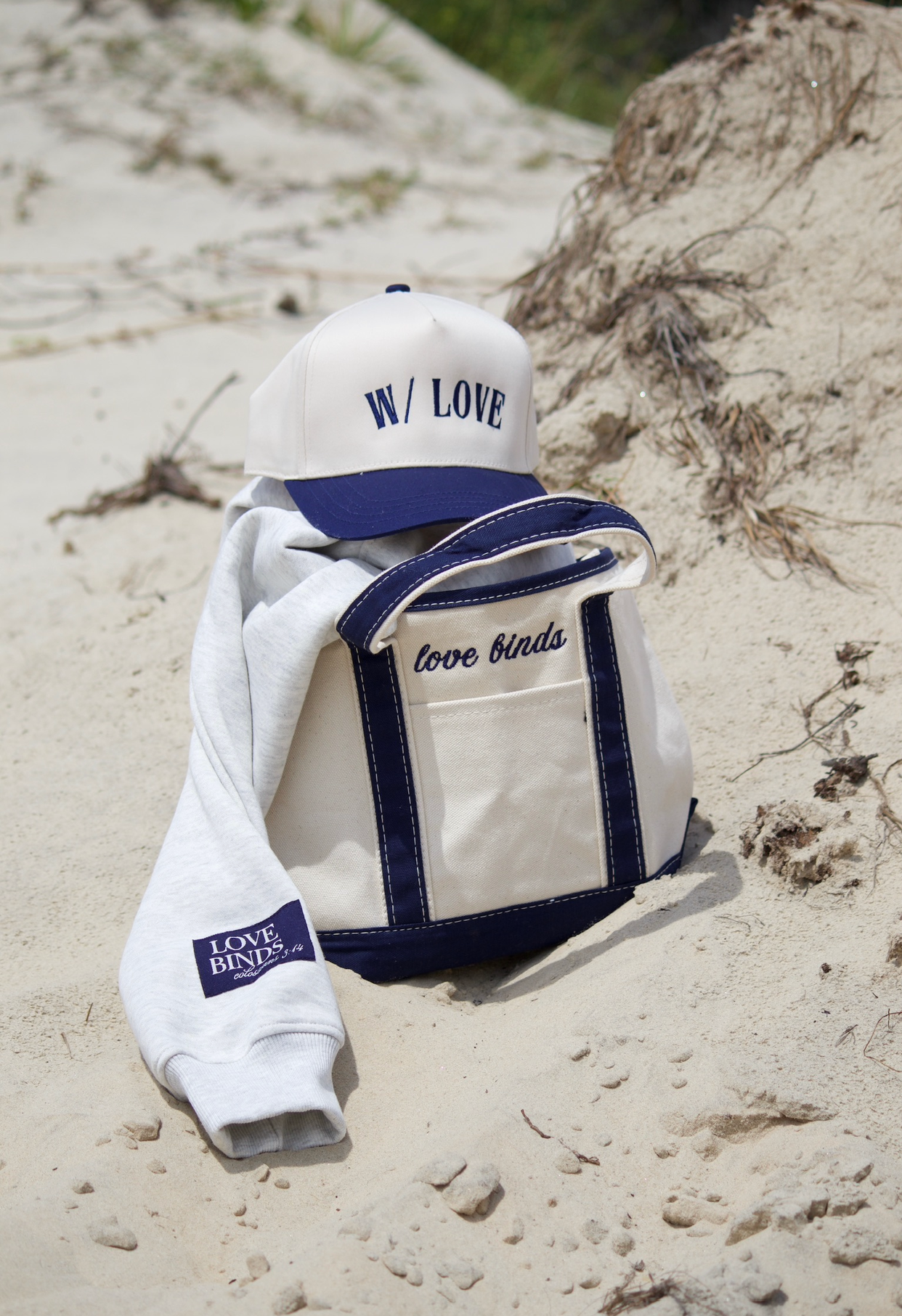 Love Binds Mini Canvas Tote