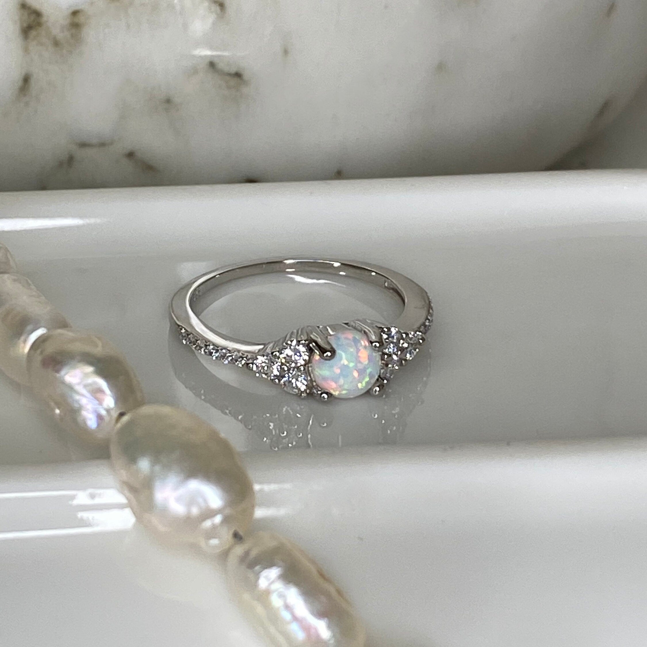 Crystal Opal Ring, Purity Ring